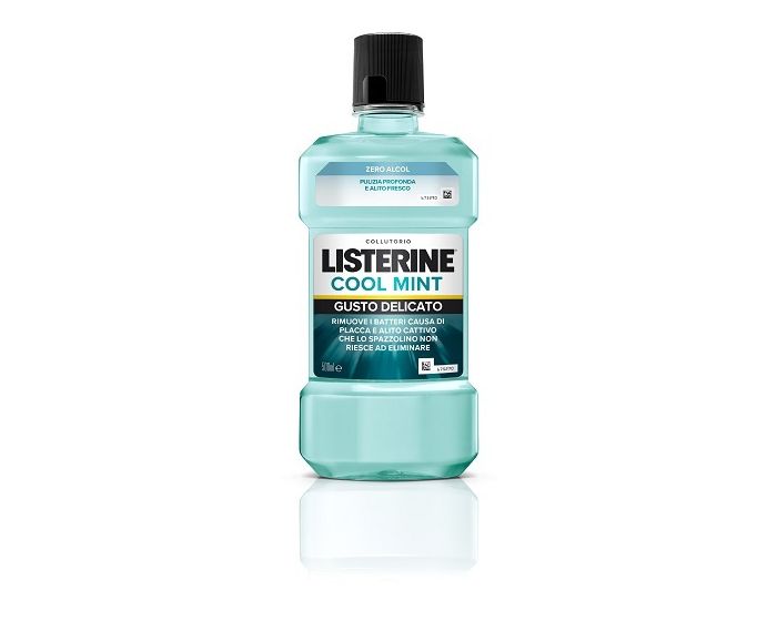 Listerine Difesa Denti e Gengive Collutorio - Ideale per l'igiene orale  quotidiana - Gusto Menta fresca - 500 ml