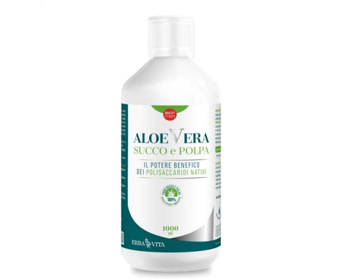 Aloevera2 Succo Puro D'aloe A Doppia Concentrazione + Antiossidanti 1000 Ml