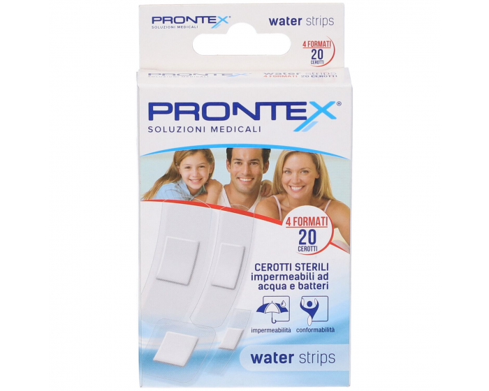 Prontex Cerotti White Strips Tnt Assortito 20 Pezzi