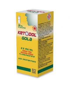 Ketodol Gola Spray Mucosa Orale 2,5mg/ml 15 Ml