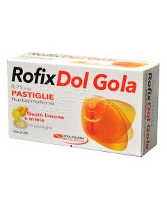 RofixDol Gola E Dolore 8,75 Mg Pastiglie Gusto Limone E Miele