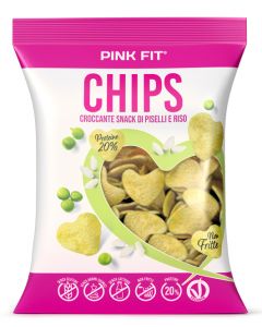 Pink Fit Chips Piselli Riso25g