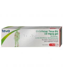 Diclofenac Teva Bv 20mg/G Gel 100 G