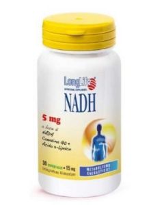 Longlife Nadh 5mg Integratore Alimentare 30 Compresse