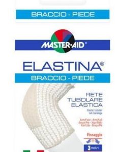 RETE TUBOLARE ELASTICA IPOALLERGENICA MASTER-AID ELASTINA BRACCIO/PIEDE 3 MT IN TENSIONE CALIBRO 4 CM