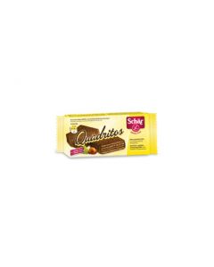 Schar Quadritos Wafer Senza Glutine Al Cacao Ricoperti Di Cioccolato Fondente 40g (2x20g)