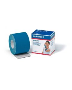 Leukotape K Benda Anelastica In Rocchetto Per Taping Kinesiologico Blu 5X500 Cm