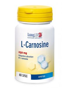 Longlife L-carnosine Integratore Alimentare 60 Capsule