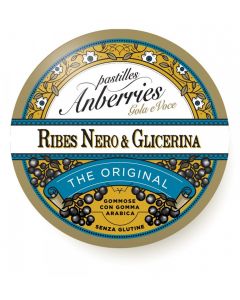 ANBERRIES CLASSICHE RIBES NERO & GLICERINA CARAMELLE 55 G