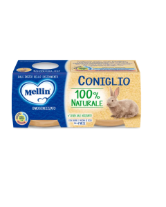 Mellin Omogeneizzati Carne  Coniglio 2x80g