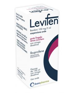 Levifen 100mg/5ml  Sospensione Orale Fragola 150ml