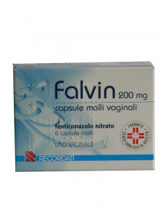 Recordati Falvin 6 Ovuli Vaginali 200mg