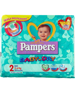 Pampers Bd Downcount Mini 24pz