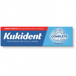 Kukident - Complete Fresco Crema 40g, Colla per Protesi Dentali