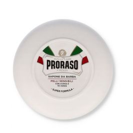 Proraso sapone da barba prorasoal con tè verde e avena per la pelle  sensibile