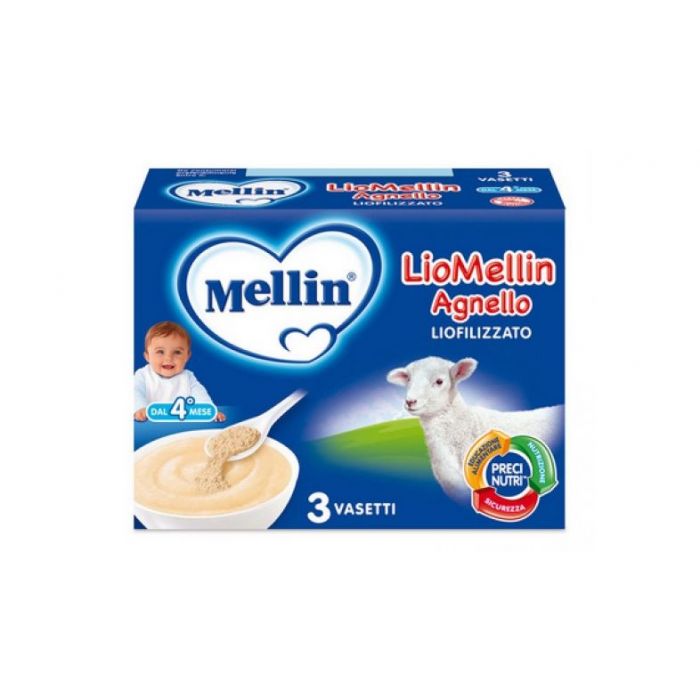 Mellin Liofilizzati Lio Mellin Agnello 3x10g