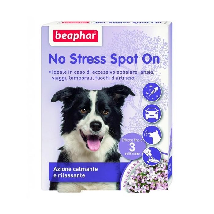 Beaphar No Stress Spot On Calmante Per Cani 3 Pipette Da 0.7 Ml