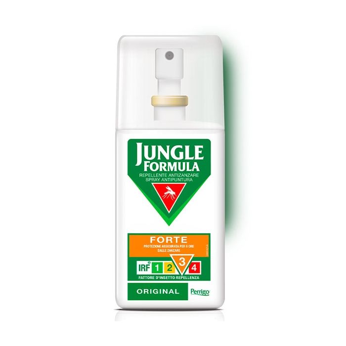 JUNGLE FORMULA Repellente antizanzare spray original Molto forte 75 ml