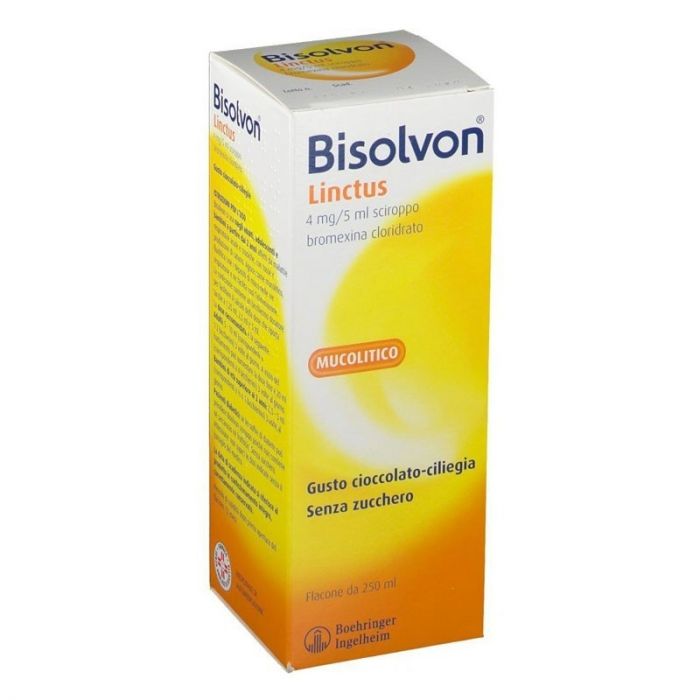 Bisolvon Linctus 4 Mg/5 Ml Sciroppo Gusto Cioccolato-ciliegia | Più Medical