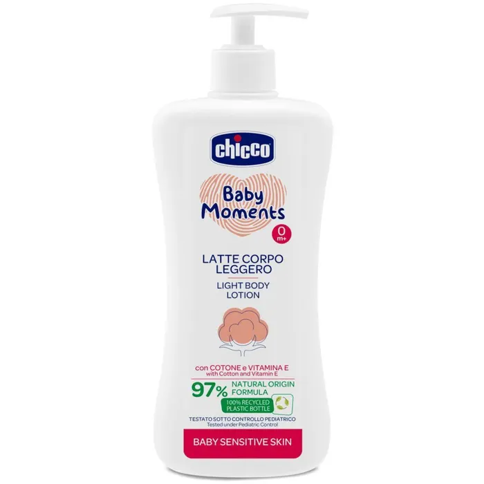 Chicco Baby Moments Latte Corpo Sensitive per Bambini 500ml